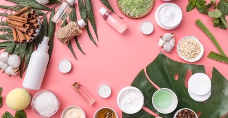 natural-cosmetics-desk